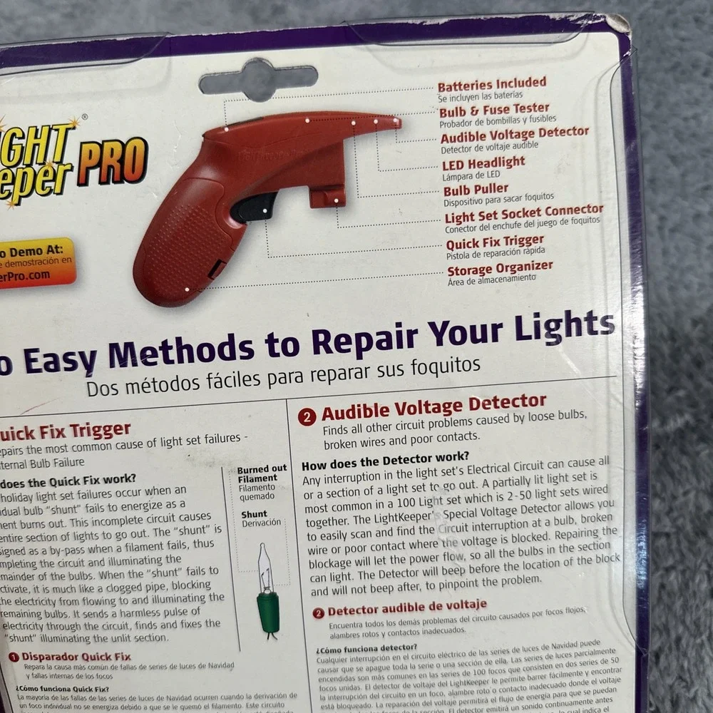 LightKeeper Pro Repair Tool for Light Sets & Pre-lit Trees BRAND NEW SEALED
